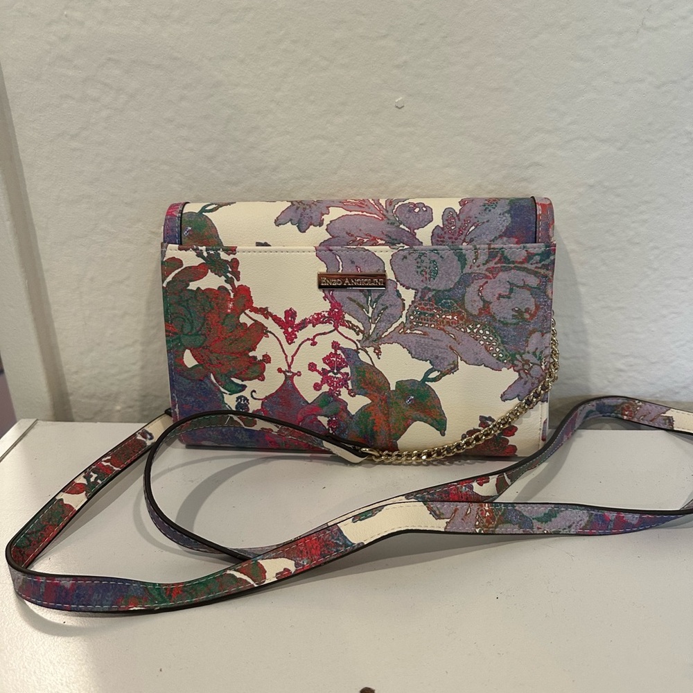 Enzo Angiolini Floral Crossbody Bag